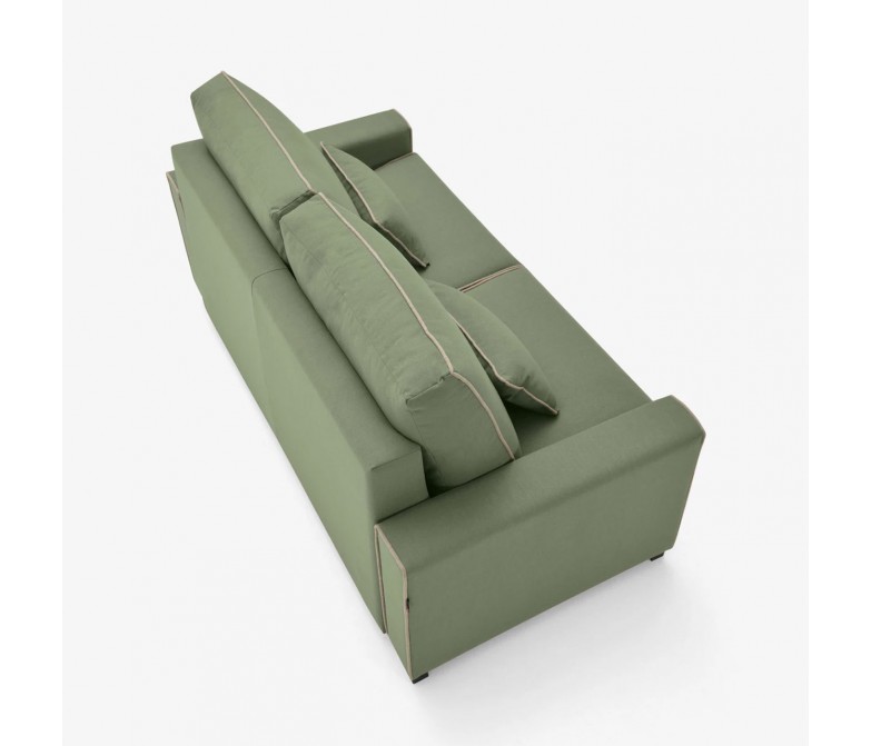 Sofá cama elegante de líneas rectas DS141BDS