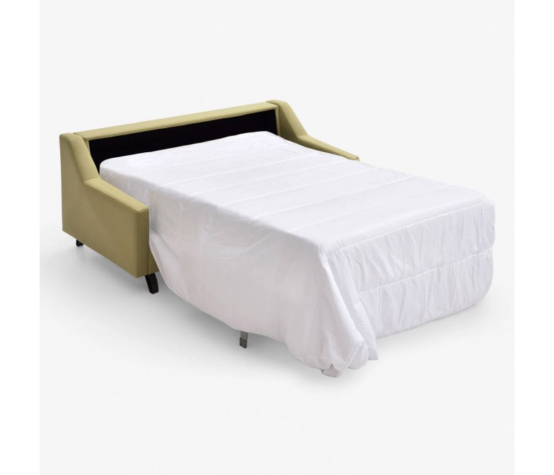 Sofá cama tapizado con patas de madera DS141TRB