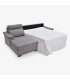 Sofá cama de diseño moderno con patas de madera DS141TLM