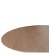 Mesa fija de madera de 100 cm de diámetro DS384NR