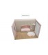 Cama nido cabaña y armarios color rosa 930