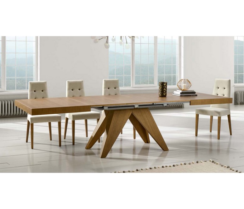 Mesa rectangular extensible de comedor DS690B