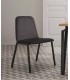 Silla  moderna tapizada con patas metálicas DS690MRN