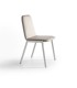 Silla  moderna tapizada con patas metálicas DS690MRN