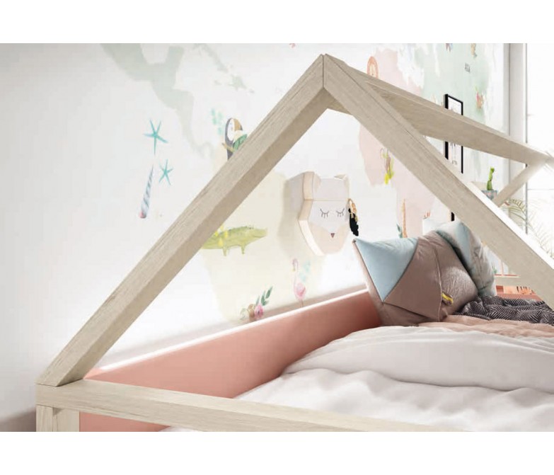 Cama nido infantil con diseño de casita DS459AD12