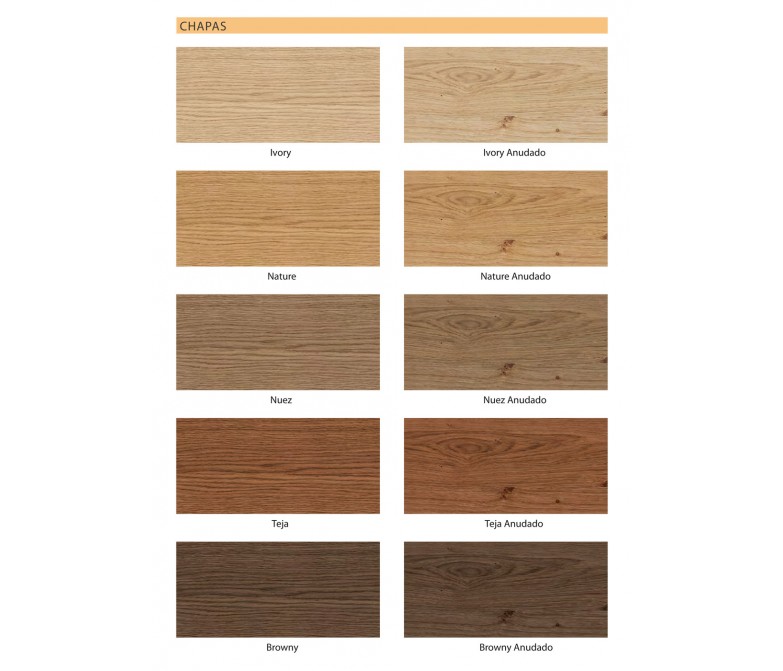 Comedor de diseño moderno en madera natural con detalles en color antracita DS277C01
