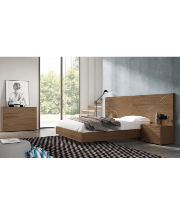Dormitorio contemporáneo en madera natural DS172IN19