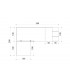 Litera cubo de composición perpendicular DS335RBBK02
