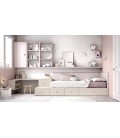 Dormitorio infantil modular con escritorio DS449CMP30