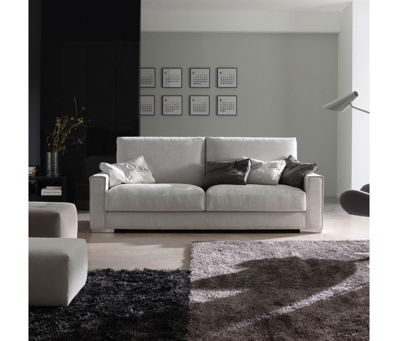 Sofá tapizado de líneas rectas y diseño elegante DS716GS