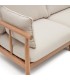 Set de sofá rinconero y mesa de centro de madera maciza de acacia DS340SCV