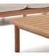 Set de sofá rinconero y mesa de centro de madera maciza de acacia DS340SCV