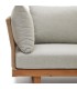 Conjunto de sofá rinconero y mesa de centro de madera maciza de acacia DS340RC