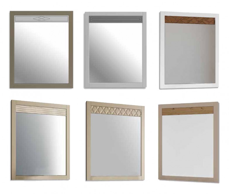Espejo rectangular con marco de madera DS263-3013