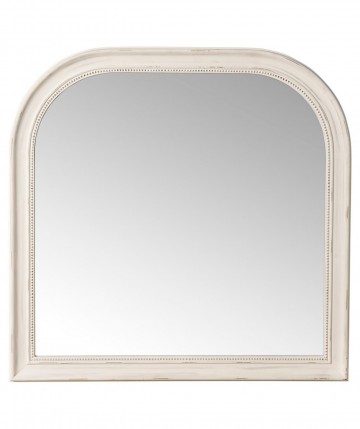 Espejo con marco blanco envejecido DS384CMBRDG