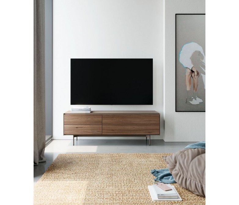 Mueble TV elegante con tres cajones DS143TV