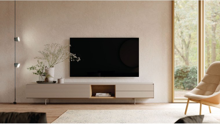 Mueble TV con tres cajones y un hueco DS143TV