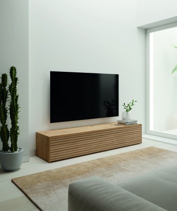 Mueble TV en roble de estilo nórdico DS143TV