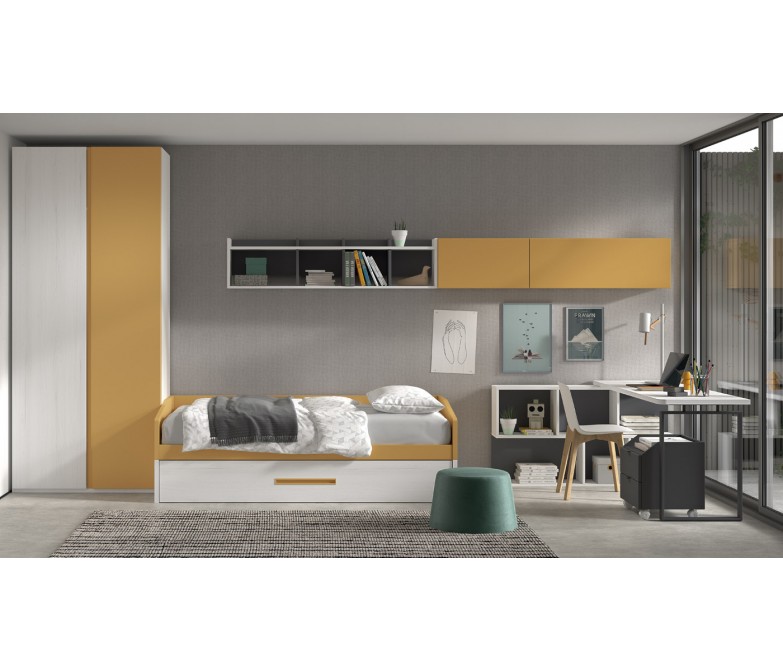 Cama nido bicolor para cama de 190x90 cm DS247F107