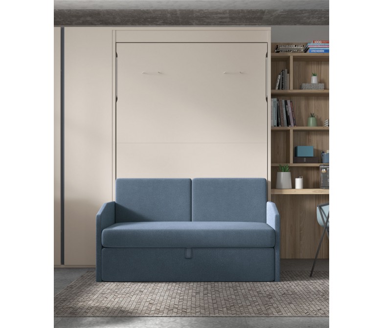 Cama abatible vertical con sofá canapé DS247F267