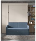 Cama abatible vertical con sofá canapé DS247F267