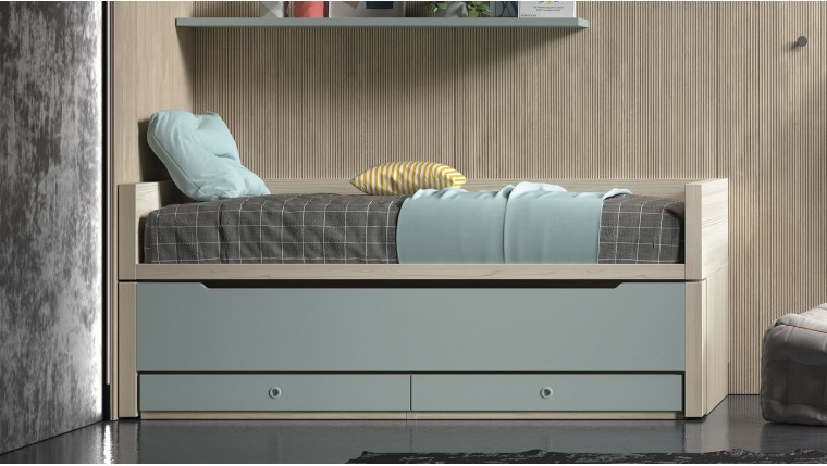 Composición juvenil con cama abatible y sofá DS449CMP61 - Dstilo