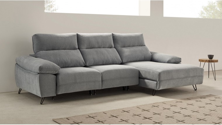 Sofá tapizado de relax de diseño minimalista DS539FLMNG