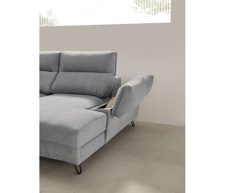 Sofá tapizado de relax de diseño minimalista DS539FLMNG