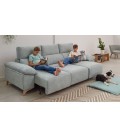 Sofá tapizado de relax con asiento deslizante DS461GFY
