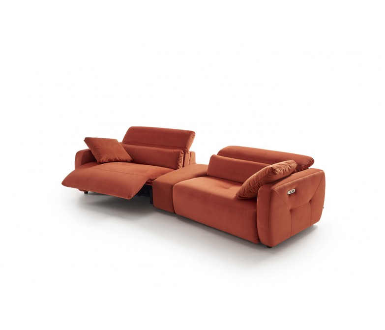 Sofá motorizado relax de diseño elegante DS539BR