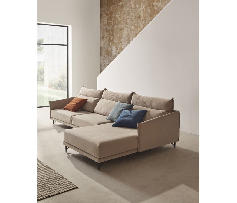 Sofá tapizado de diseño muy actual y minimalista DS539LN