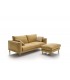 Sofá tapizado con patas de madera de diseño moderno DS539KRM