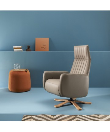 Sillón relax de diseño contemporáneo con base giratoria DS539TMP