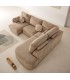 Sofá deslizante de relax de diseño moderno DS461NB