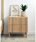 Mesita de estilo nórdico con dos cajones DS194NRSK