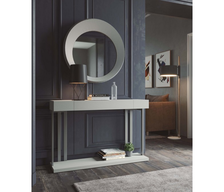 Consola de diseño moderno y estructura metálica DS393LV