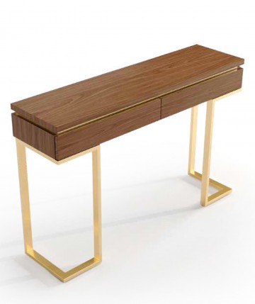 Consola con dos cajones de diseño contemporáneo DS393RBC