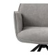 Silla tapizada giratoria con reposabrazos DS384CRLN