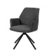 Silla tapizada giratoria con reposabrazos DS384CRLN