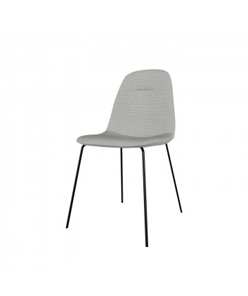Silla tapizada con patas metálicas DS384DN