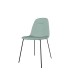 Silla tapizada con patas metálicas DS384DN