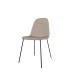 Silla tapizada con patas metálicas DS384DN