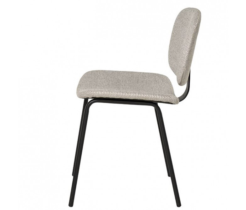 Silla tapizada con estructura metálica DS384WNN