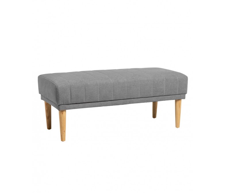 Banqueta tapizada con patas de madera DS384BR