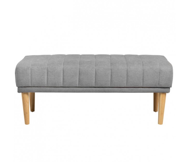 Banqueta tapizada con patas de madera DS384BR