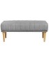 Banqueta tapizada con patas de madera DS384BR