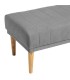 Banqueta tapizada con patas de madera DS384BR