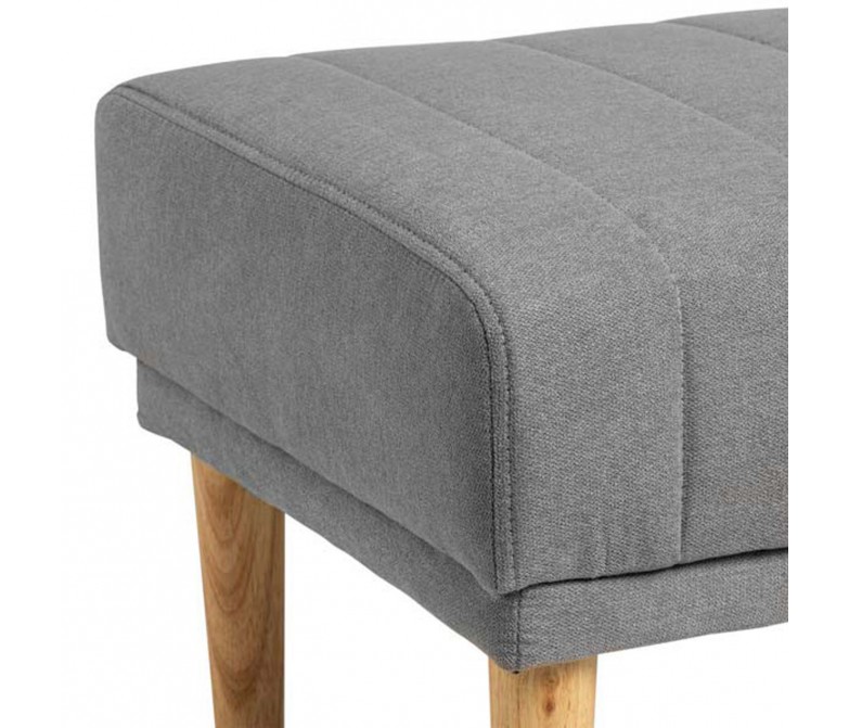 Banqueta tapizada con patas de madera DS384BR