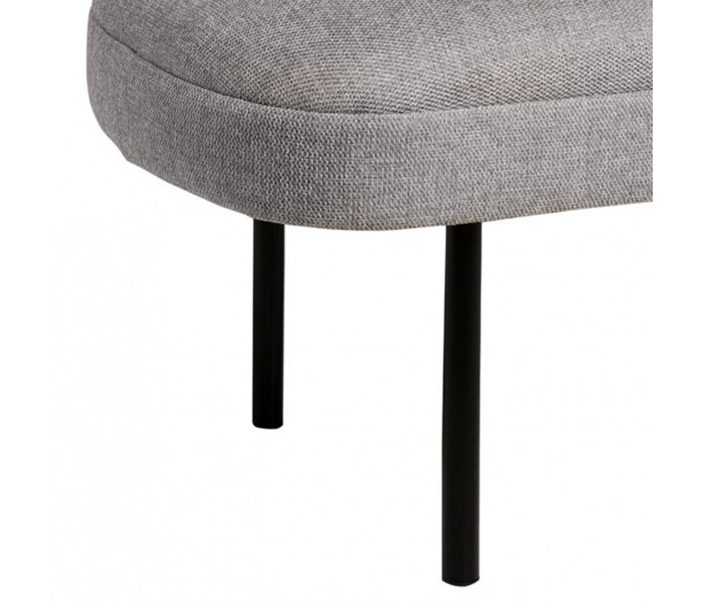 Banqueta tapizada con patas de metal DS384MRSLL
