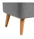 Baúl tapizado con patas de madera DS384ZRCH